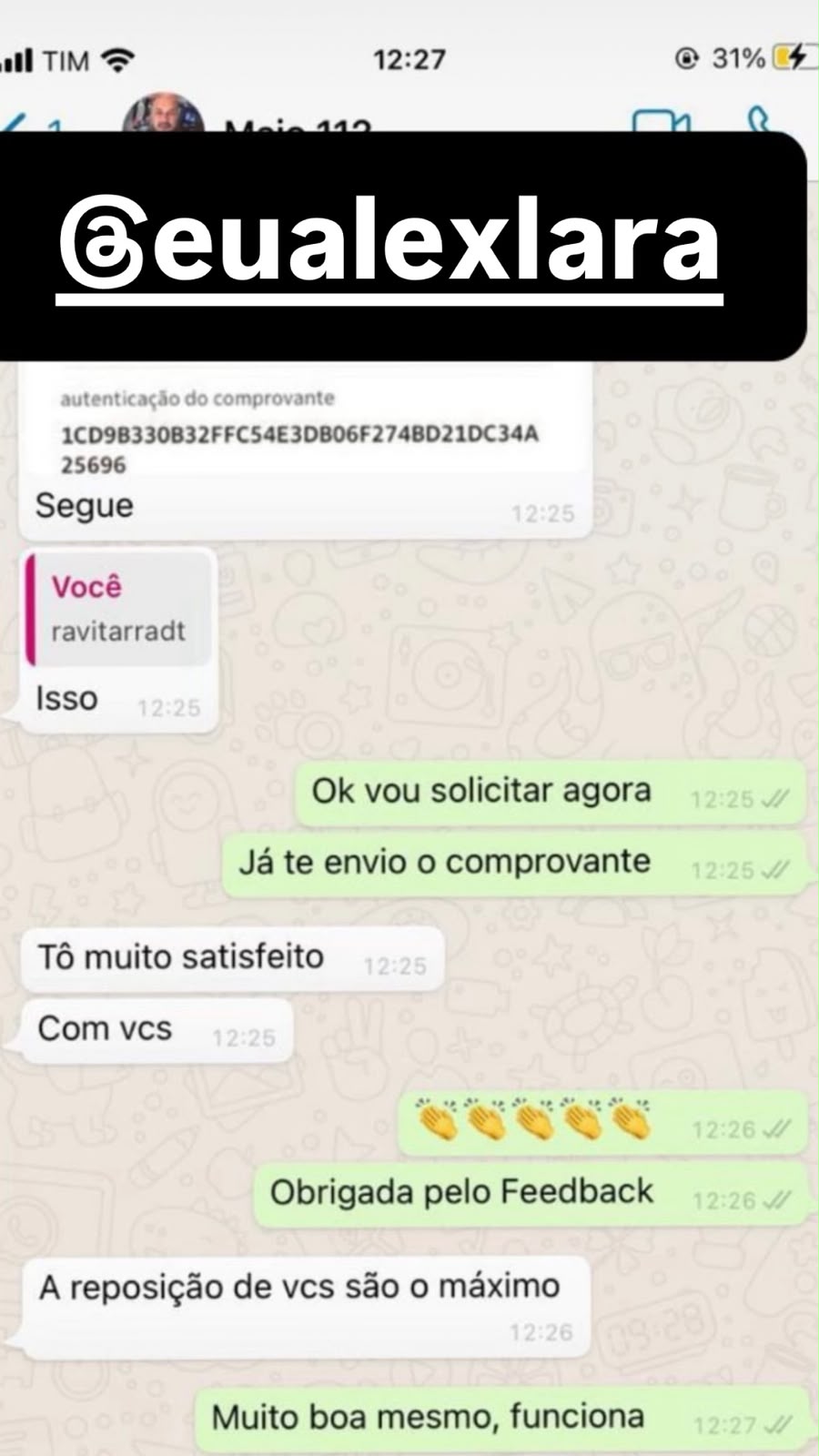 Cliente satisfeito