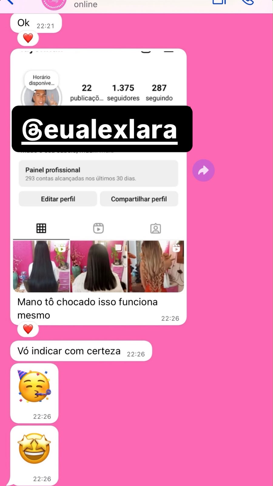 Serviço aprovado