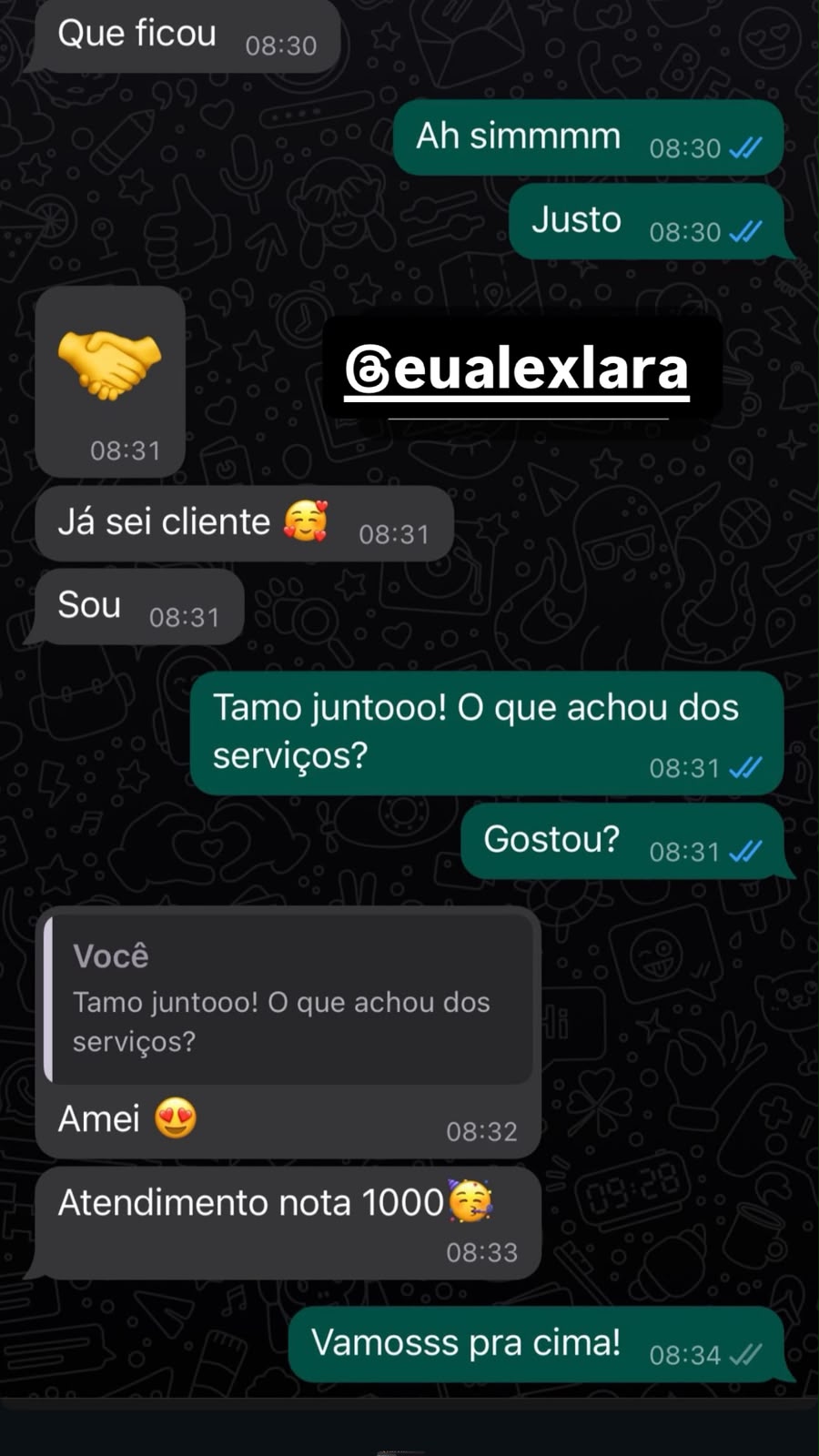 Atendimento nota 1000